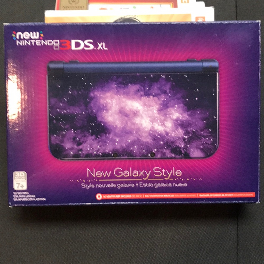 Nintendo 3DS XL and 3 games
